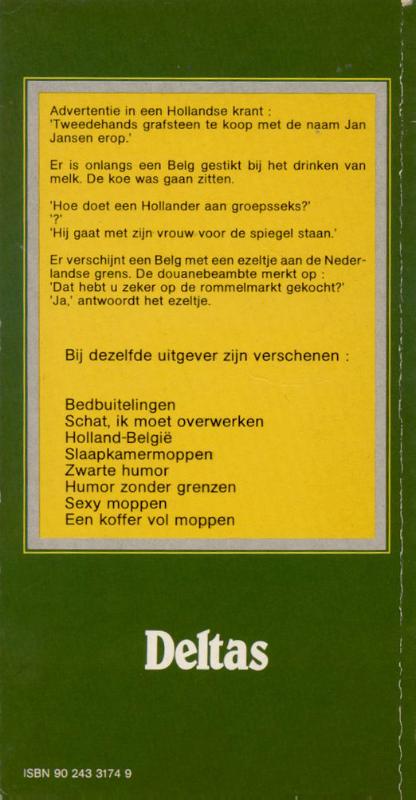 Achterkant van Holland-belgie