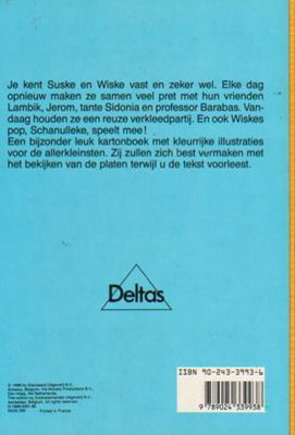 Achterkant van Suske en wiske maken pret