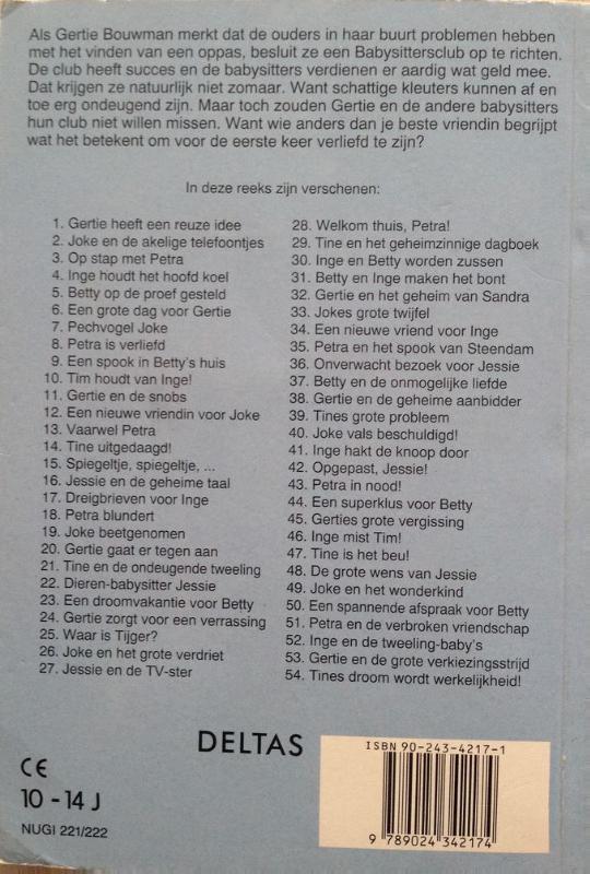 Achterkant van Betty op proef gesteld