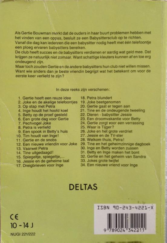 Achterkant van Een spook in Betty's huis