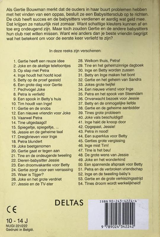 Achterkant van Een nieuwe vriendin voor Joke