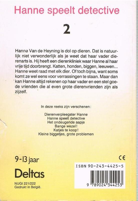 Achterkant van 2 hanne sp. detective