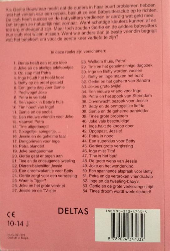 Achterkant van Jokes grote twijfel