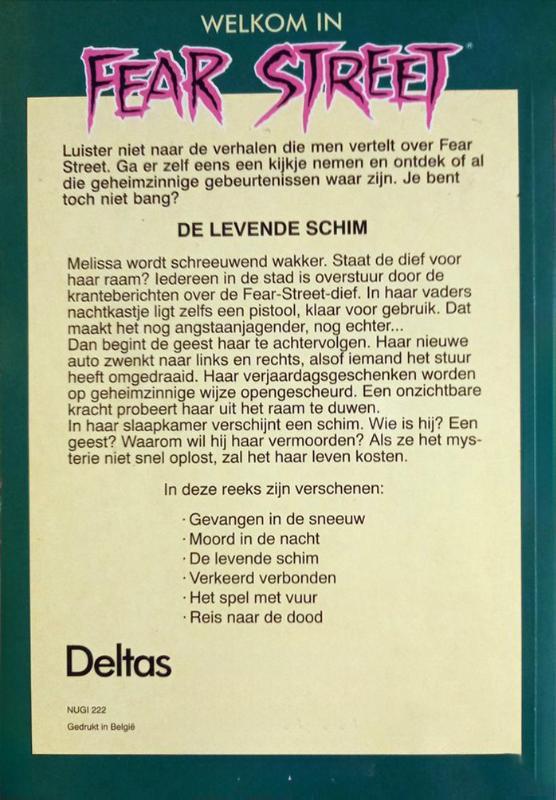Achterkant van De levende schim
