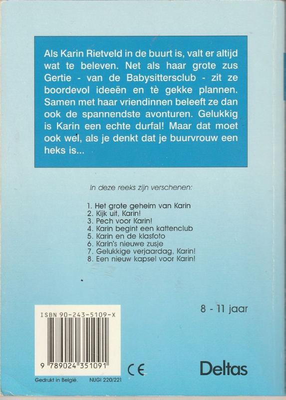 Achterkant van Een nieuw kapsel voor Karin