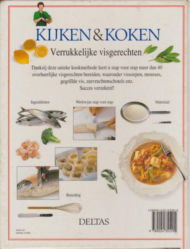 Achterkant van Verrukkelijke visgerechten