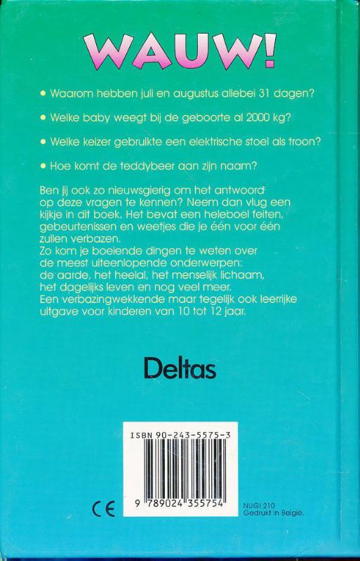 Achterkant van Wauw!