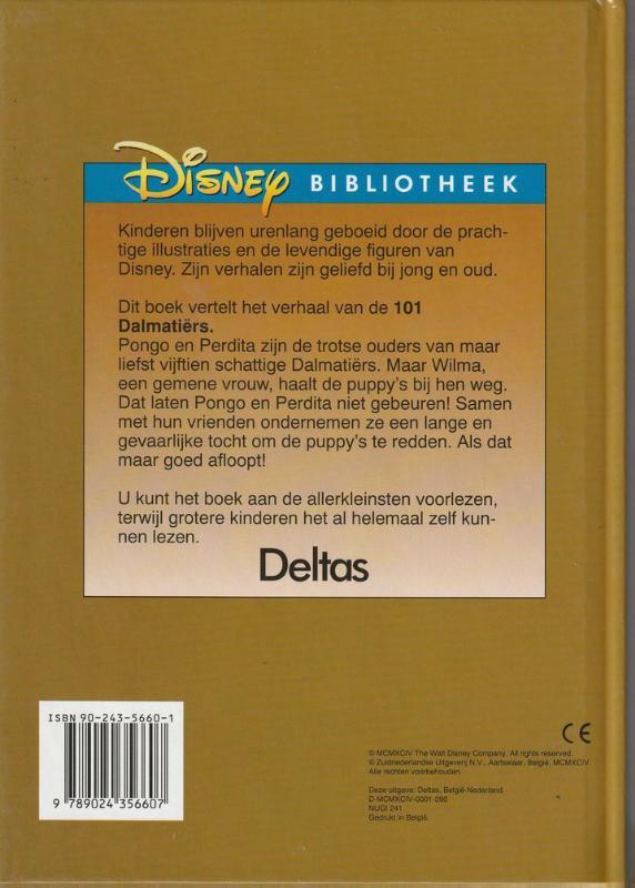 Achterkant van 101 Dalmatiers