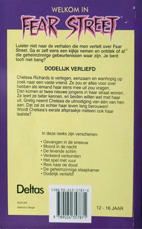 Achterkant van Dodelijk verliefd