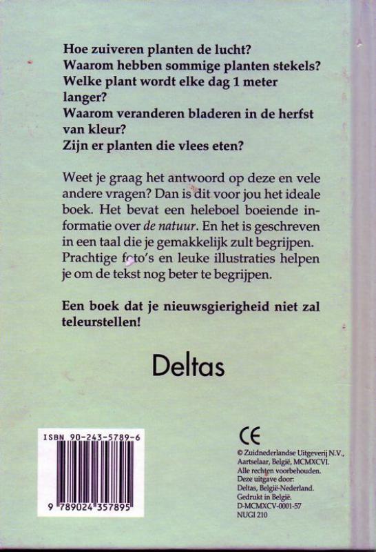 Achterkant van De geheimen van de natuur