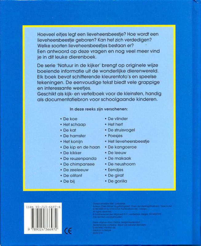 Achterkant van Het lieveheersbeestje