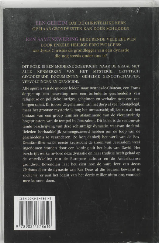 Achterkant van Rex Deus