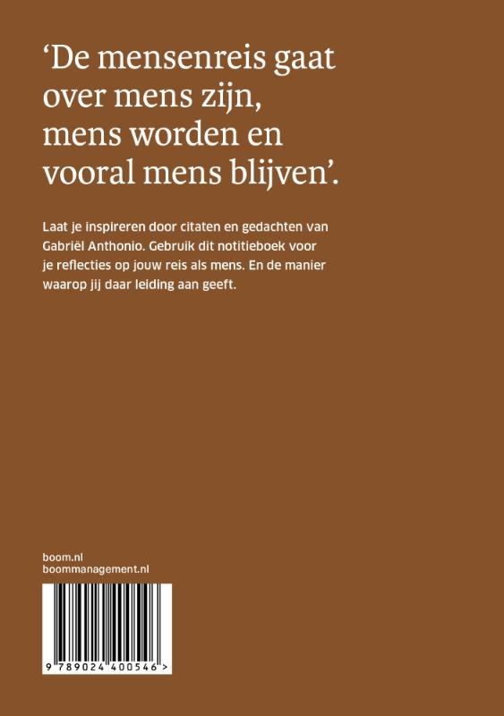 Achterkant van Onderweg Stilstaan