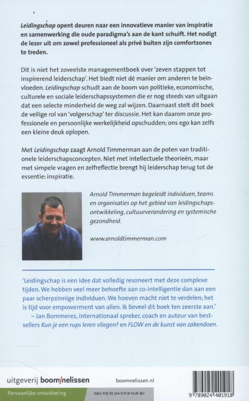 Achterkant van Leidingschap