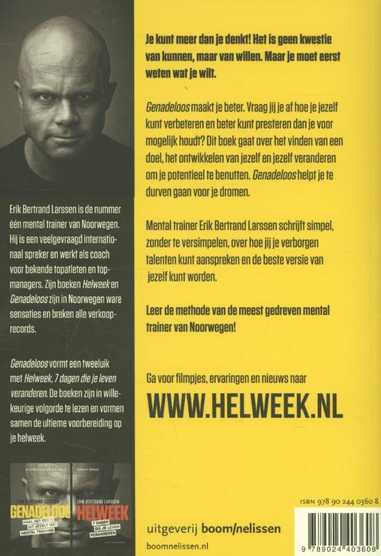 Achterkant van Genadeloos