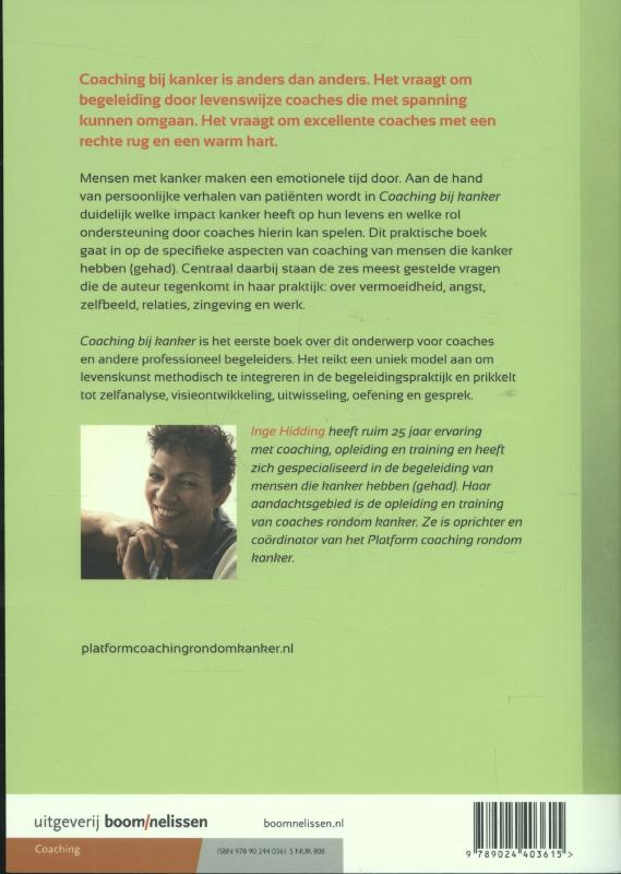 Achterkant van Coaching bij kanker