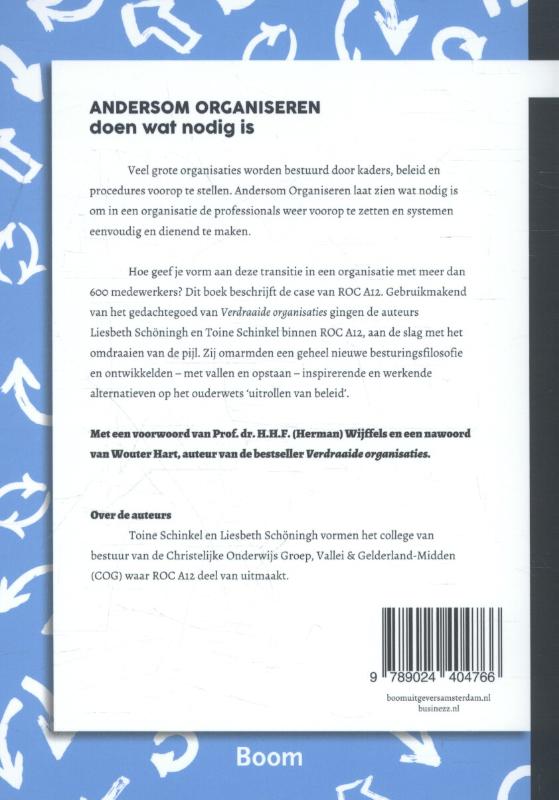 Achterkant van Andersom organiseren