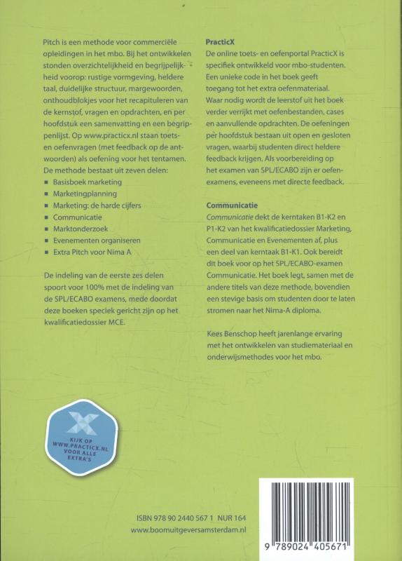 Achterkant van Communicatie