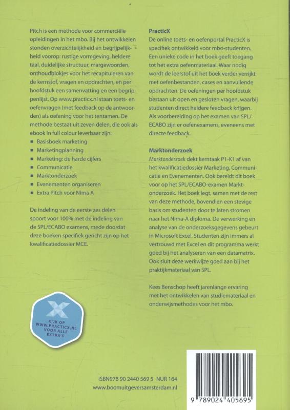 Achterkant van Marktonderzoek
