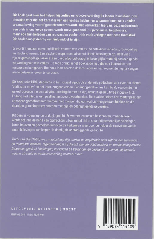 Achterkant van Verlies en rouw