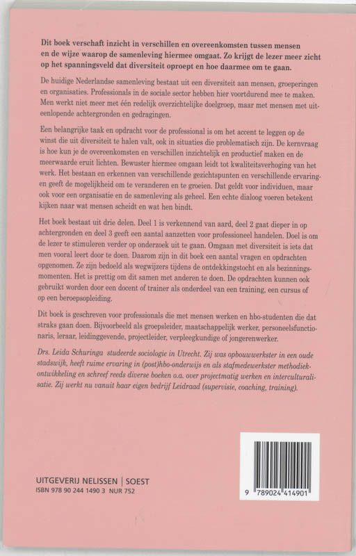 Achterkant van Omgaan met diversiteit