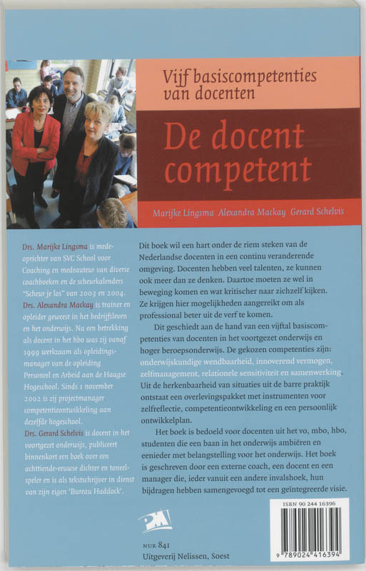 Achterkant van De docent competent