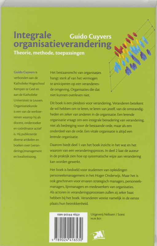Achterkant van Integrale organisatieverandering