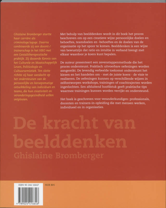 Achterkant van De kracht van beelddenken