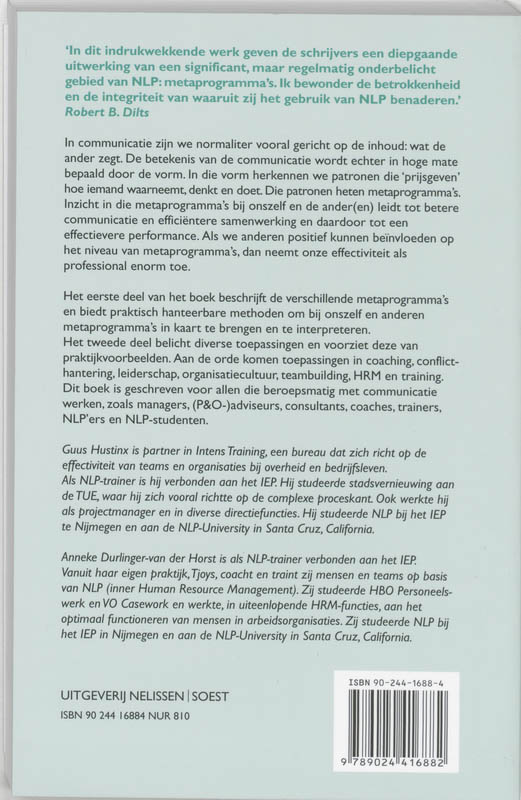Achterkant van Voorbij je eigen wijze