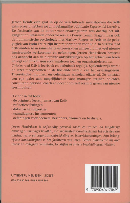 Achterkant van Cirkelen rond Kolb