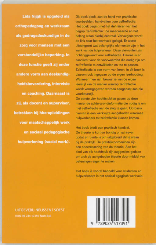 Achterkant van Leren reflecteren