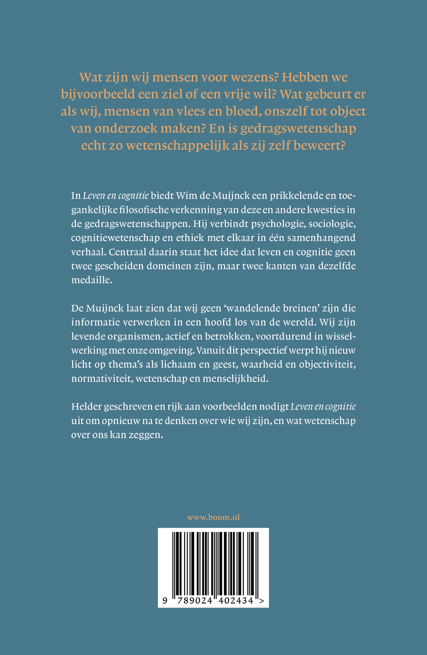 Achterkant van Leven en cognitie