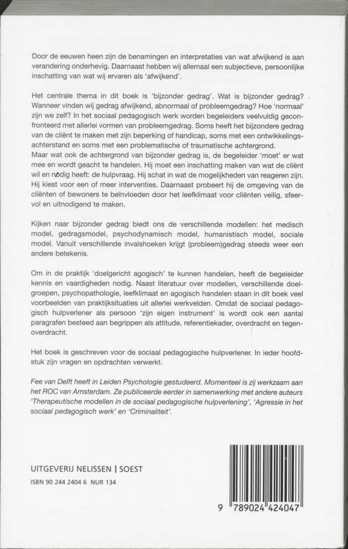 Achterkant van Bijzonder gedrag- en begeleiden