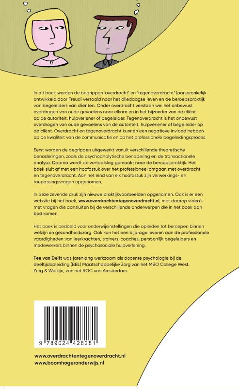 Achterkant van Overdracht en tegenoverdracht
