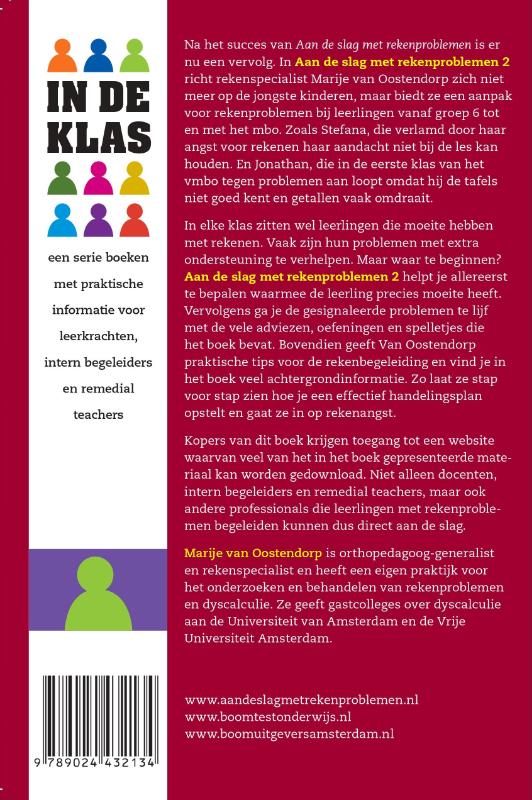 Achterkant van Aan de slag met rekenproblemen 2