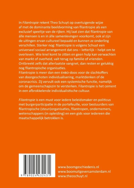 Achterkant van Filantropie