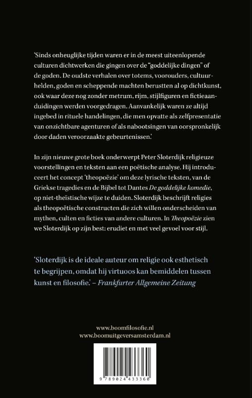Achterkant van Theopoëzie