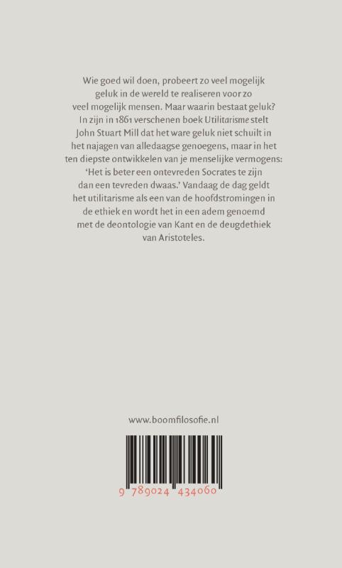 Achterkant van Utilitarisme