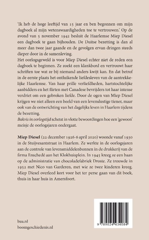 Achterkant van Bakvis in oorlogstijd