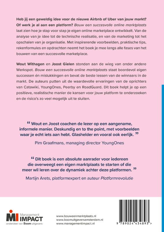 Achterkant van Bouw een succesvolle online marktplaats