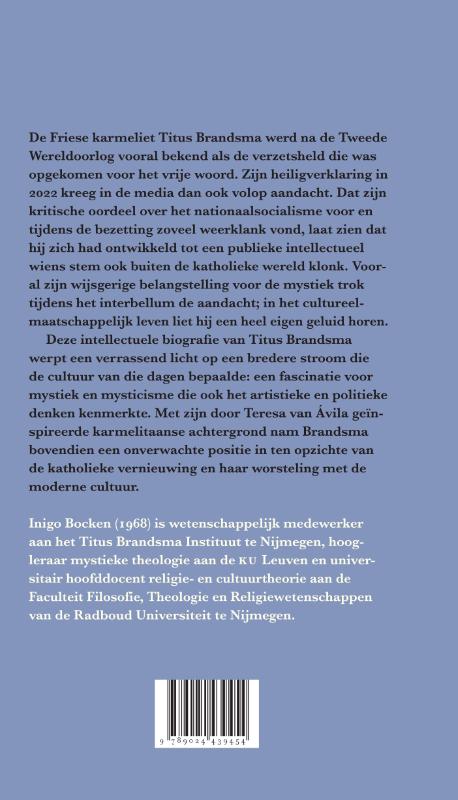 Achterkant van Denker voor Gods aangezicht