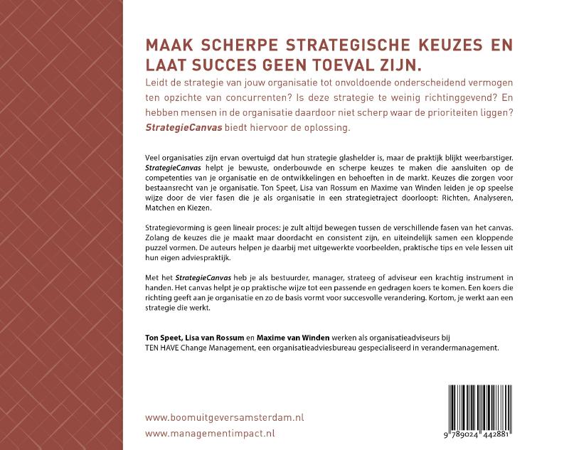 Achterkant van StrategieCanvas