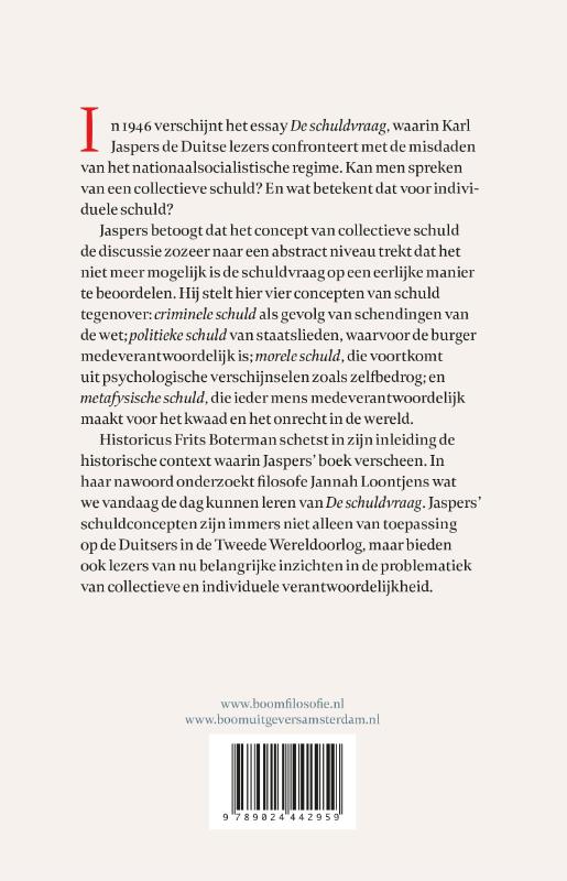Achterkant van De schuldvraag