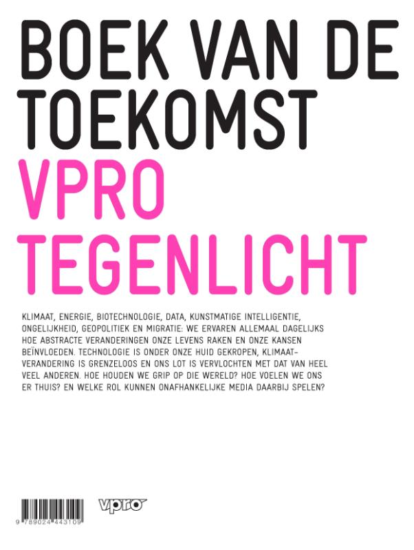 Achterkant van Boek van de toekomst