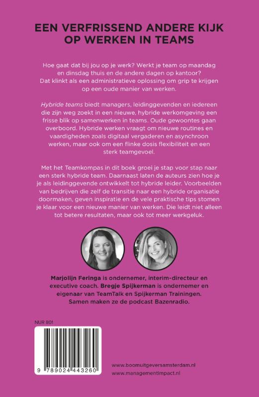 Achterkant van Hybride teams