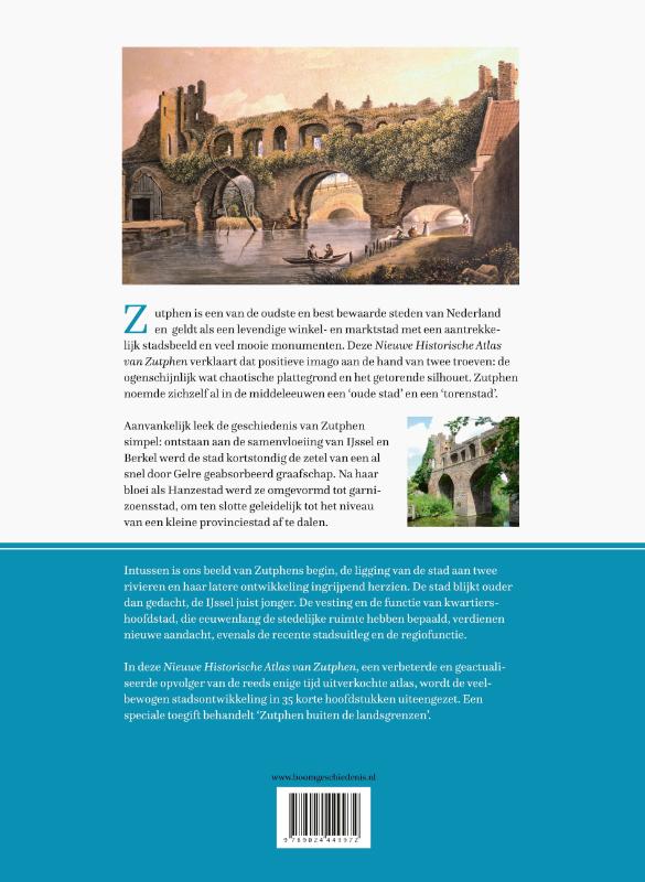 Achterkant van Nieuwe historische atlas van Zutphen