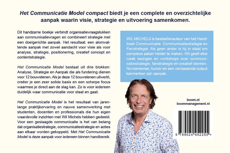 Achterkant van Het Communicatie Model compact