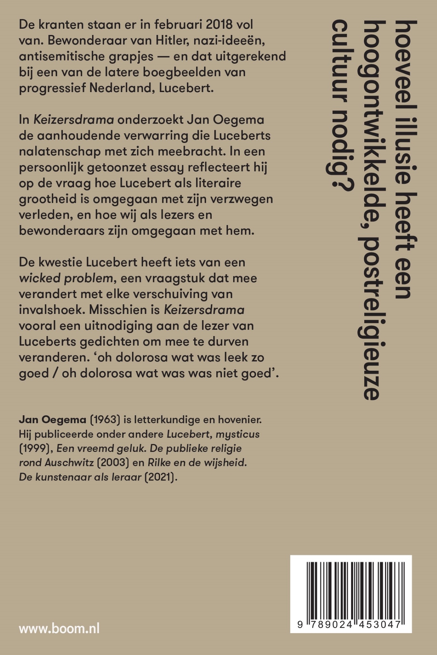Achterkant van Keizersdrama