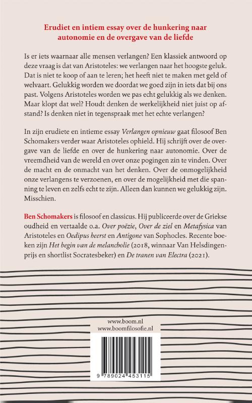 Achterkant van Verlangen opnieuw