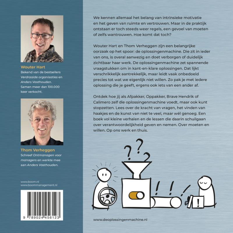 Achterkant van De oplossingenmachine